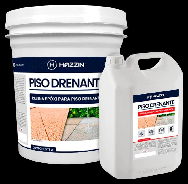 Kit Resina Epóxi para Piso Drenante Hazzin
