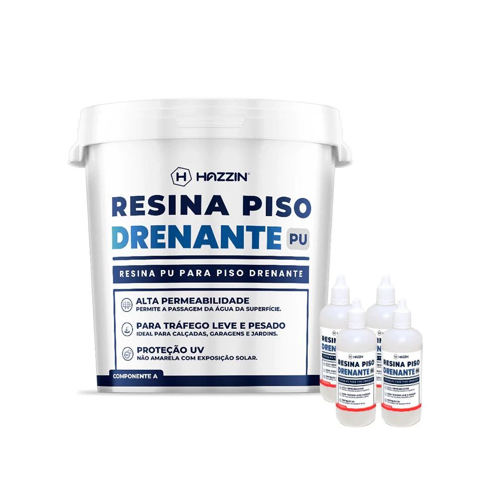 Kit Resina PU + Catalisador para Piso Drenante Hazzin